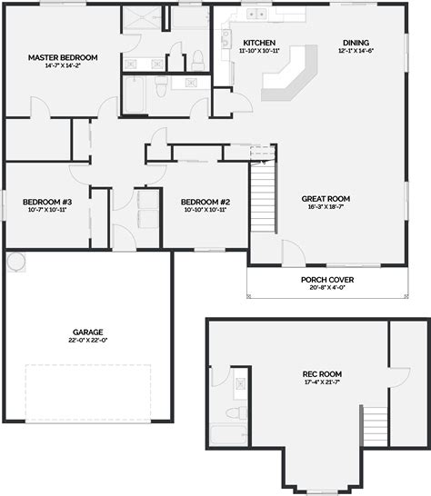 BRIGHTON Floor Plan | Signature Collection | Lexar Homes