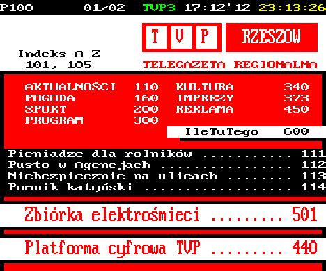 Teletext in Poland - Part II | Frederic Cambus