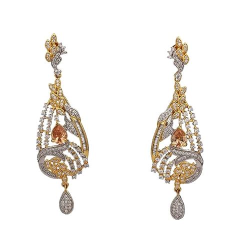 CaratYogi Indian Handmade Drop & Dangle Earrings For Womens Citrine ...