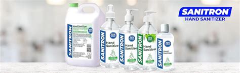 SANITRON Hand Sanitizer Liquid with 75% Isopropyl alcohol (IPA) | Pump ...