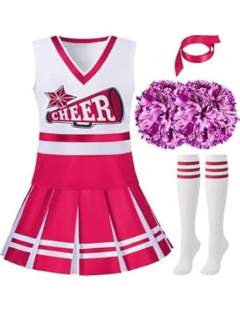 Buy Spooktacular Creations Cheerleader Costume for Girls, Kids ...