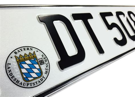Munich German License Plate – ZPlates.com