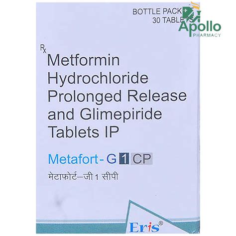 Metafort-G1 CP Tablet | Uses, Side Effects, Price | Apollo Pharmacy