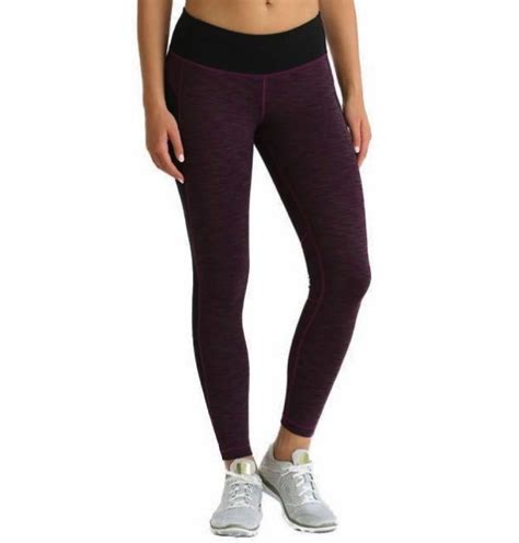 Buy Kirkland Signature Ladies' Jacquard Active Tight (Purple/Black ...