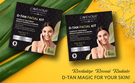 L'avenour D-Tan Facial Kit For ReduceTanning, Sunburn & Brighten Skin ...