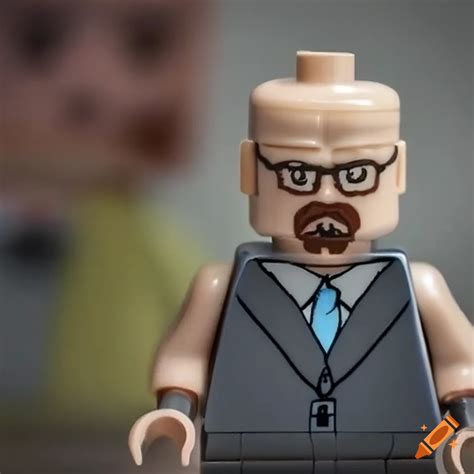 Lego mini-figure of Walter White from Breaking Bad on Craiyon