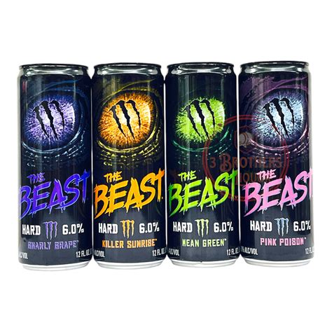 Monster The Beast Unleashed Hard Seltzer 4Pk 12oz Cans #2 Edition ...