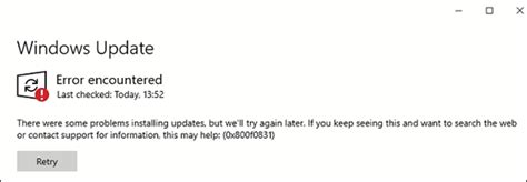 Image result for How to Fix Error Code 0X800f0831