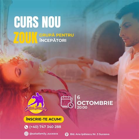 ZOUK - Grupa de dans pentru incepatori, Bulevardul Ana Ipatescu, 720000 ...