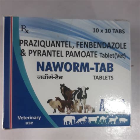 Praziquantel Pyrantel Pamoate Fenbendazole Tablet Supplier from Palakkad