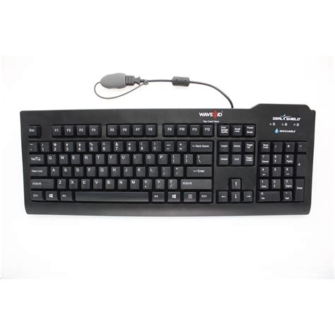 Silver Seal Medical Grade Keyboard with Rfideas Pcprox 82 Series 125Khz ...