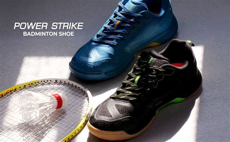 Nivia Powerstrike 4.0 Badminton Shoes for Men | Breathable Air Mesh ...