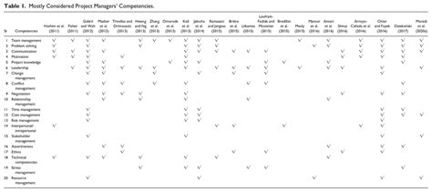 Image result for Project Management Competencies Examples