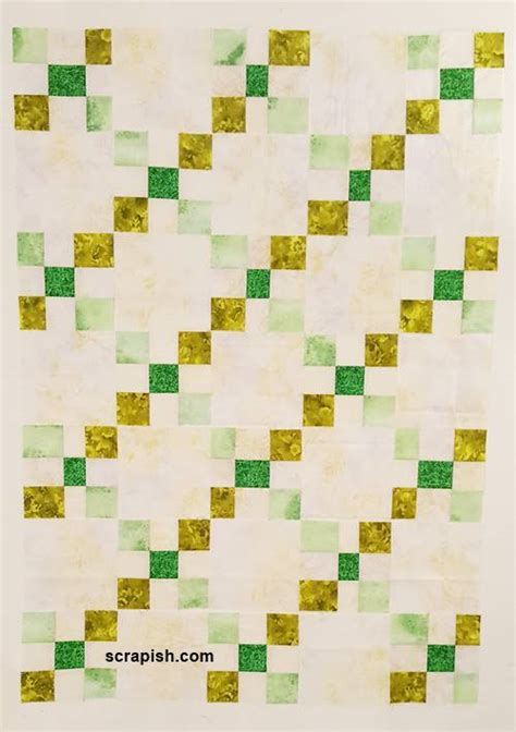 Single Irish Chain Quilt Pattern