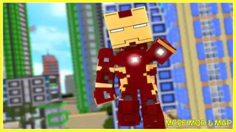 Image result for Minecraft Iron Man Mod for Android