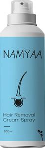 Namyaa Hair Removal Cream Spray|Painless Body HairRemoval for Legs ...