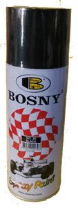 Bosny Spray paint for all surfaces -(shade code-39) Black Spray Paint ...