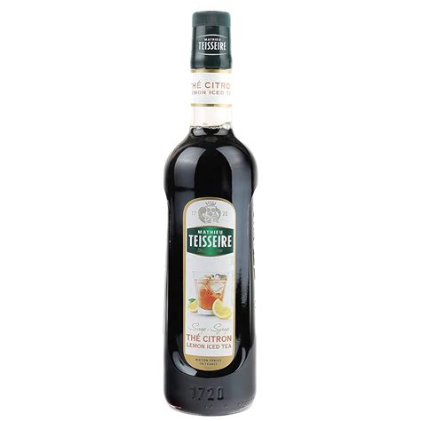 Mathieu Teisseire Lemon Ice-Tea Syrup, 1000 ml : Amazon.in: Grocery ...