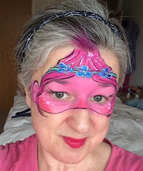 Trolls Face Paint 的图像结果