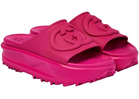 Gucci Interlocking G Slide Pink (Women'S) – Kicks Machine
