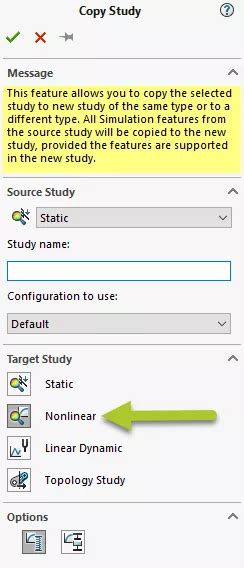 Image result for Nonlinear Simulation Example SolidWorks