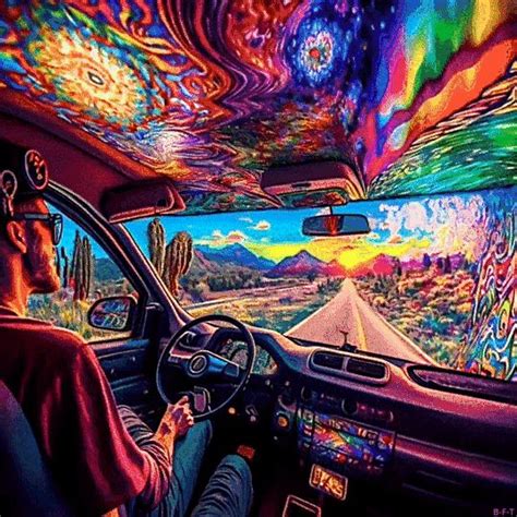 Driving Video Trippy Visuals 的图像结果