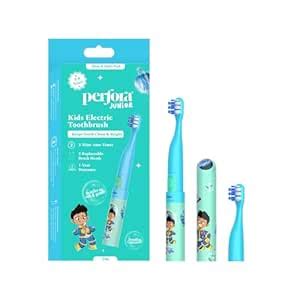 Perfora Electric Toothbrush For Kids | AAA Battery Powered, 90 Day ...