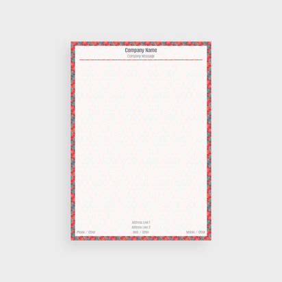 Patterns & Textures Letterheads Templates & Designs | Vistaprint