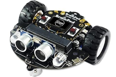 BrainPad Pulse with Robot Kit, a MakeCode STEM Microcomputer for Coding ...