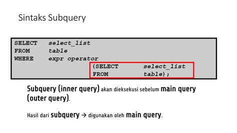 Image result for How Sub Query Works