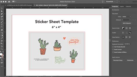 Cómo diseñar hojas de pegatinas en Adobe Illustrator | Blog | Sticker ...