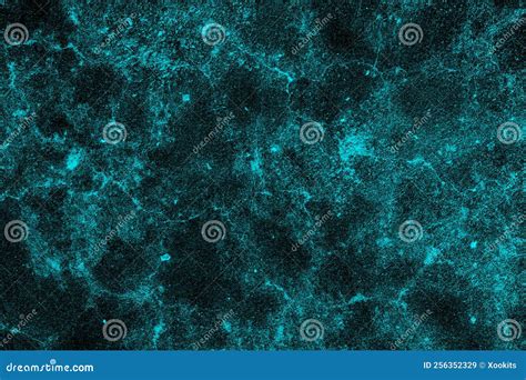 Abstract Grunge Textured Dark Cyan Color Cracked Concrete Plaster Wall ...