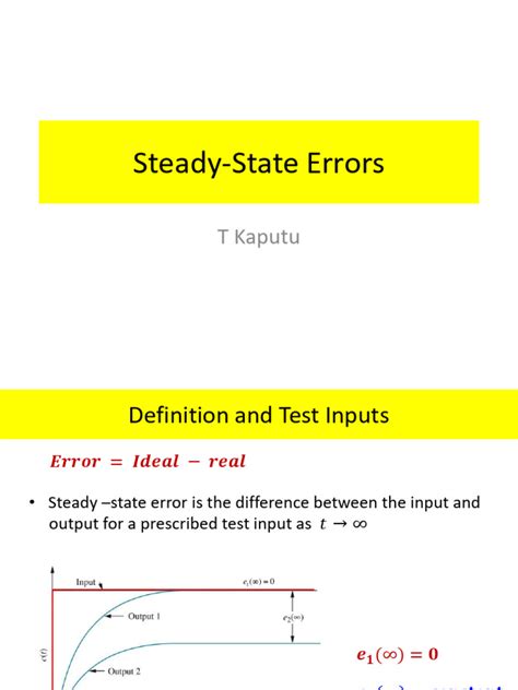 Image result for Steady State Error Calculation