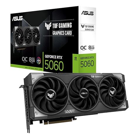 ASUS TUF Gaming GeForce RTX ™ 5060 8GB GDDR7 OC Edition Gaming Graphics ...