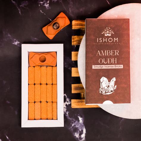 Amber Oudh Incense Smudge Brick | Spiritual Senses