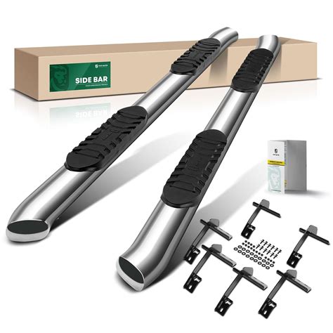 YHTAUTO 2Pcs 5 Inches Running Boards Nerf Bars Compatible with 2019 ...