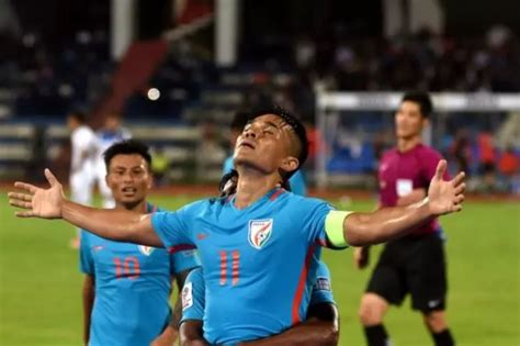 Sunil Chhetri's Brace Draws Him Level With Lionel Messi, India Sink ...