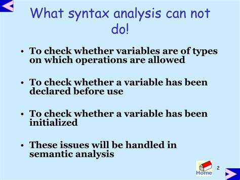 Image result for Syntax Analysis Example