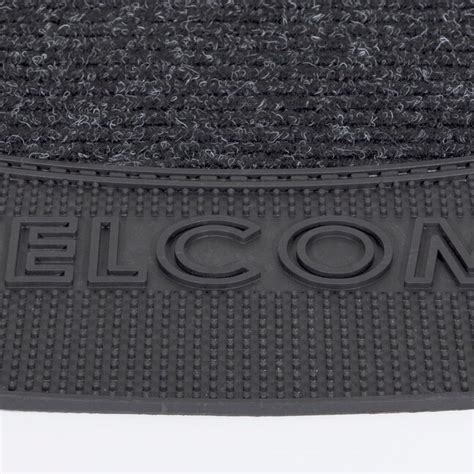 Ottomanson 2-ft x 3-ft Black Rubber Rectangular Indoor or Outdoor ...