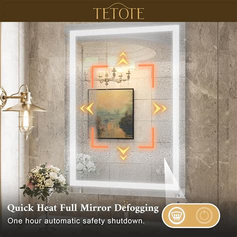 TETOTE 24 x 32 Bathroom LED Mirror Vanity Lighted India | Ubuy