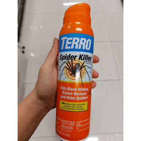 TERRO Spider Killer Spray 453grams Also Kills Spiders Ants Cockroaches ...