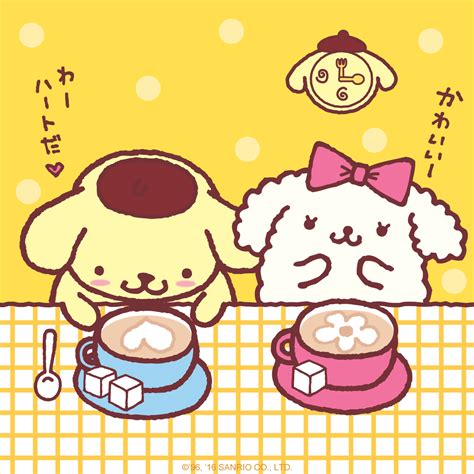 Pom Pom Purin shares cup of friendship and happiness with Macaroon ...