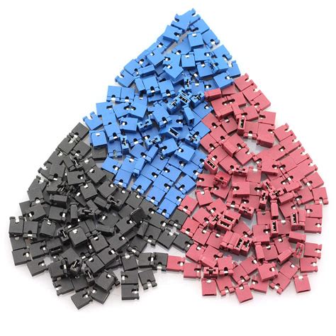 TOTOT 300PCS 2.54mm Standard Pin Header Jumper Cap Short Connection ...