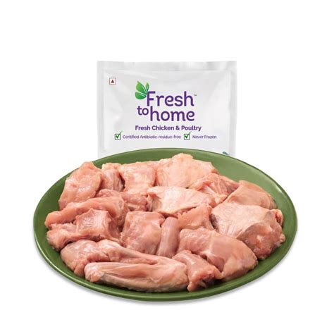 FreshToHome Chicken Mix Cut for Soup and Broth (neck, wings, tail part ...