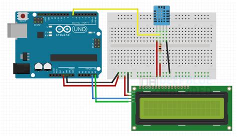 Interfacing DHT11 Sensor with Arduino 的图像结果