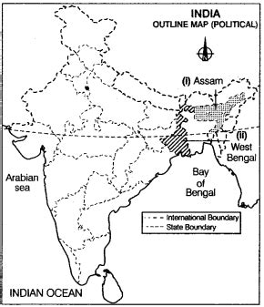 Map Based Work: Land Resources and Agriculture - Geography Class 12 ...