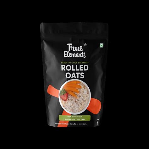 True Elements Rolled Oats (Rolled Oats) - 500 g