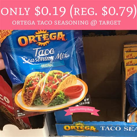 Only $0.19 (Regular $0.79) Ortega Taco Seasoning @ Target - Deal ...