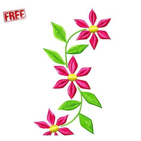 Flower Designs For Machine Embroidery Free | Best Flower Site