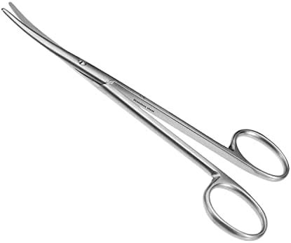 Metzenbaum Curved Steel Scissors (7-inch), 100% Stainless Steel, Long ...